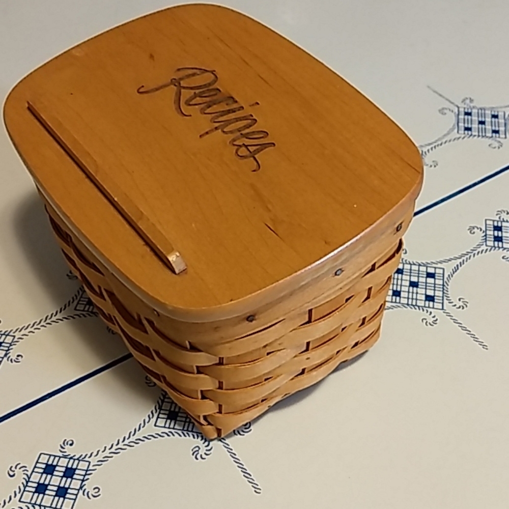 Longaberger recipes basket